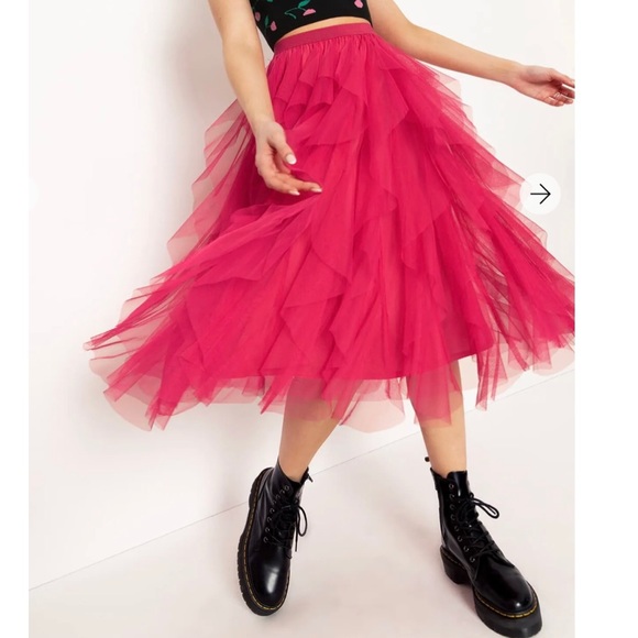 Sincerely Jules Barbie Pink Ruffle Tulle Skirt - Picture 15 of 16